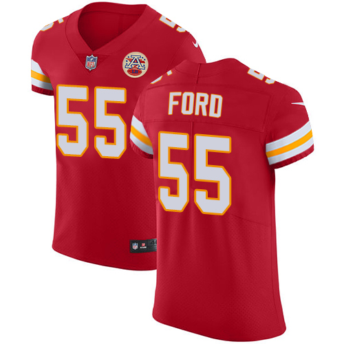 Nike Chiefs #55 Dee Ford Red Team Color Men's Stitched NFL Vapor Untouchable Elite Jersey - Click Image to Close